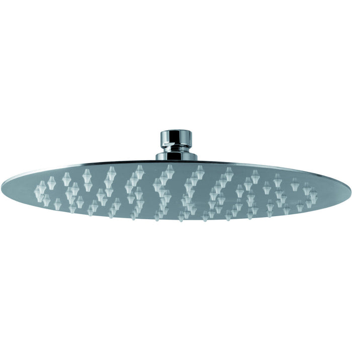 Vema Tiber Round Showerhead - St/Steel - Unbeatable Bathrooms