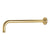 Vema Tiber 400mm Shower Arm - Brushed Brass - Unbeatable Bathrooms