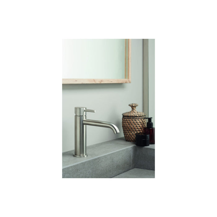 Vema Tiber Basin Mixer - St/Steel - Unbeatable Bathrooms