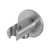 Vema Tiber Handset Wall Bracket & Outlet - St/Steel - Unbeatable Bathrooms