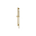 Vema Tiber Riser Handset & Hose Set - Brushed Brass - Unbeatable Bathrooms