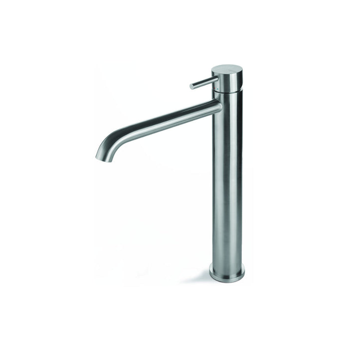Vema Tiber Tall Basin Mixer - St/Steel - Unbeatable Bathrooms