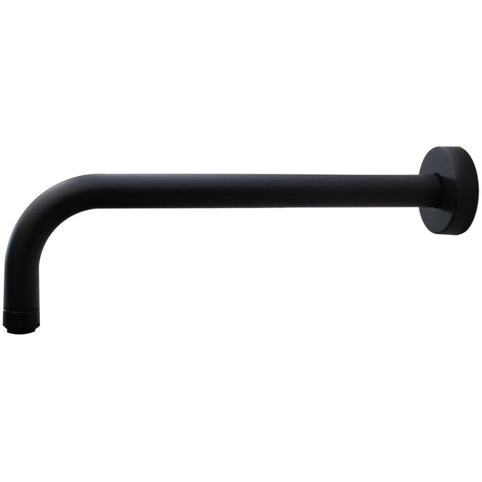 Vema Timea Black 300mm Shower Arm - Unbeatable Bathrooms