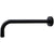 Vema Timea Black 300mm Shower Arm - Unbeatable Bathrooms