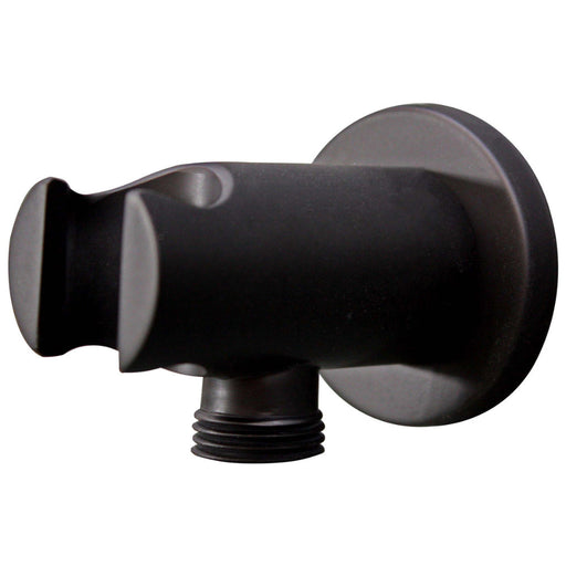 Vema Timea Black Handset Wall Bracket & Outlet - Unbeatable Bathrooms