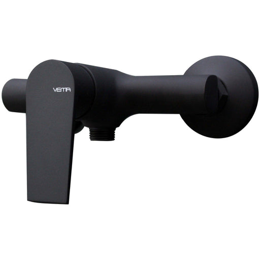 Vema Timea Black Single Outlet Bar Valve - Unbeatable Bathrooms