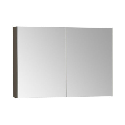 VitrA Mirrored Cabinet - Brushed Chrome - Unbeatable Bathrooms