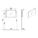 VitrA Rectangular Mirror - Brushed Chrome - Unbeatable Bathrooms