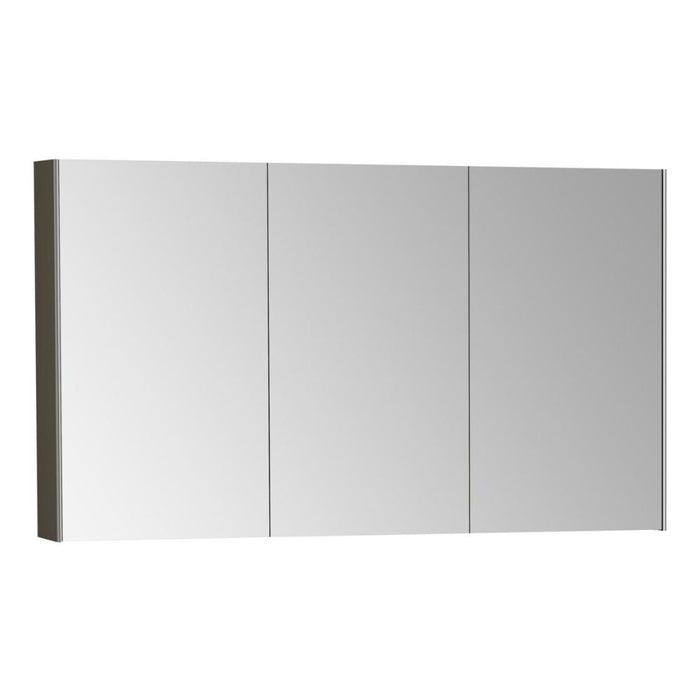 VitrA Mirrored Cabinet - Brushed Chrome - Unbeatable Bathrooms