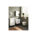 VitrA 620x695mm Mirrored Cabinet - Brushed Chrome - Unbeatable Bathrooms