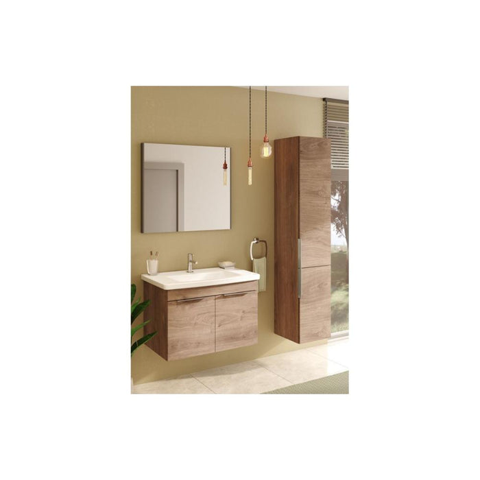 VitrA Rectangular Mirror - Brushed Chrome - Unbeatable Bathrooms