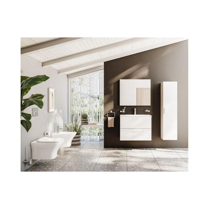 VitrA Rectangular Mirror - Brushed Chrome - Unbeatable Bathrooms