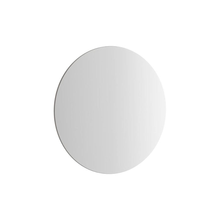 VitrA Round Mirror - Brushed Chrome - Unbeatable Bathrooms