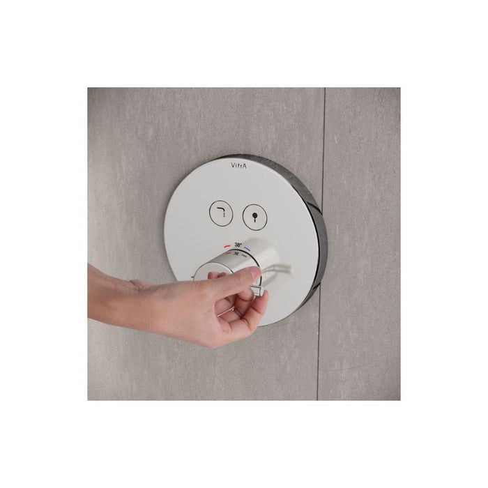 VitrA Aquacontrol Concealed Thermostatic 2-Way Bath Mixer - Unbeatable Bathrooms