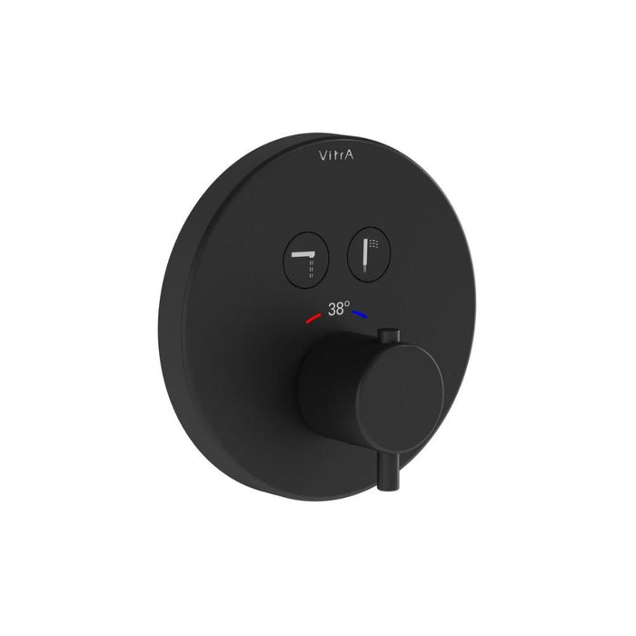 VitrA Aquacontrol Concealed Thermostatic 2-Way Bath Mixer - Unbeatable Bathrooms
