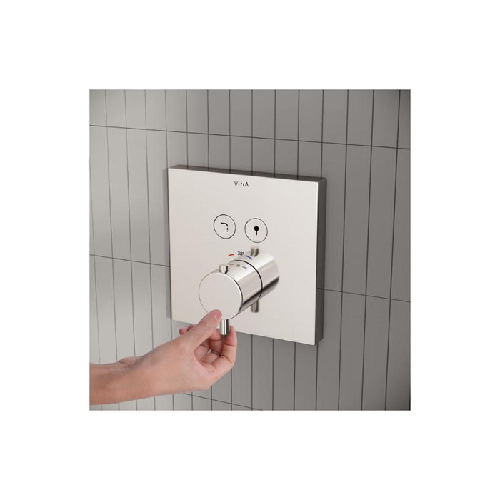 VitrA Aquacontrol Concealed Thermostatic 2-Way Bath Mixer - Unbeatable Bathrooms