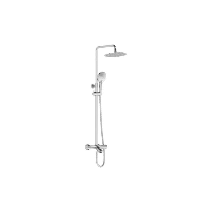 VitrA Aquaheat Bliss 250B Shower Column w/Bath Spout - Chrome - Unbeatable Bathrooms