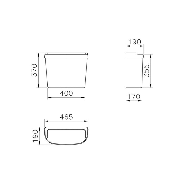 VitrA Arkitekt Low Level Cistern - White - Unbeatable Bathrooms