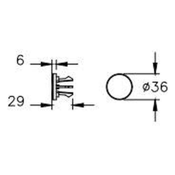 VitrA Basin Overflow Cover - Unbeatable Bathrooms