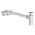 VitrA Bottle Trap for Basins w/Isolation Taps (Asymmetric) - Unbeatable Bathrooms