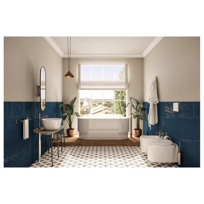 VitrA Floor Standing Bottle Trap - Chrome - Unbeatable Bathrooms