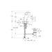 VitrA Flow Round Basin Mixer w/Waste Lever - Chrome - Unbeatable Bathrooms