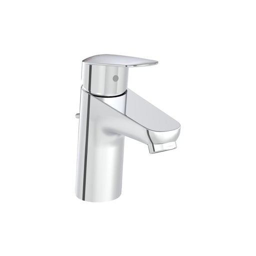 VitrA Flow Round Basin Mixer w/Waste Lever - Chrome - Unbeatable Bathrooms