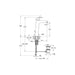 VitrA Flow Round Tall Basin Mixer w/Waste Lever - Chrome - Unbeatable Bathrooms