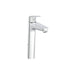 VitrA Flow Round Tall Basin Mixer w/Waste Lever - Chrome - Unbeatable Bathrooms