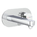 VitrA Flow Round Wall Mounted Basin Mixer - Chrome - Unbeatable Bathrooms