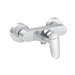 VitrA Flow Round Wall Mounted Shower Mixer - Chrome - Unbeatable Bathrooms