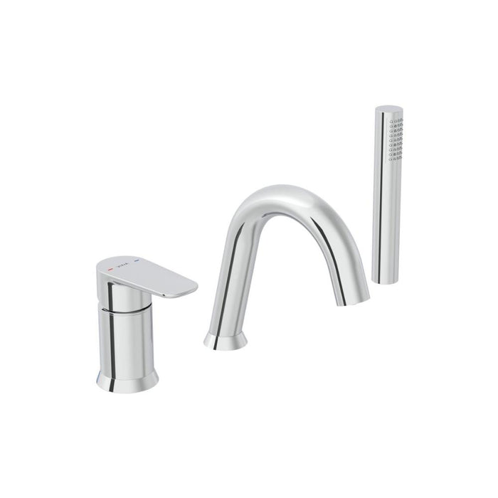 VitrA Flow Soft 3-Hole Bath/Shower Mixer - Unbeatable Bathrooms