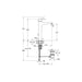 VitrA Flow Soft Tall Basin Mixer w/Waste Lever - Unbeatable Bathrooms