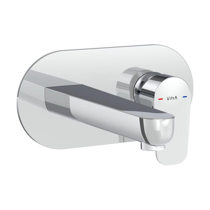 VitrA Flow Soft Wall Mounted Basin Mixer - Unbeatable Bathrooms