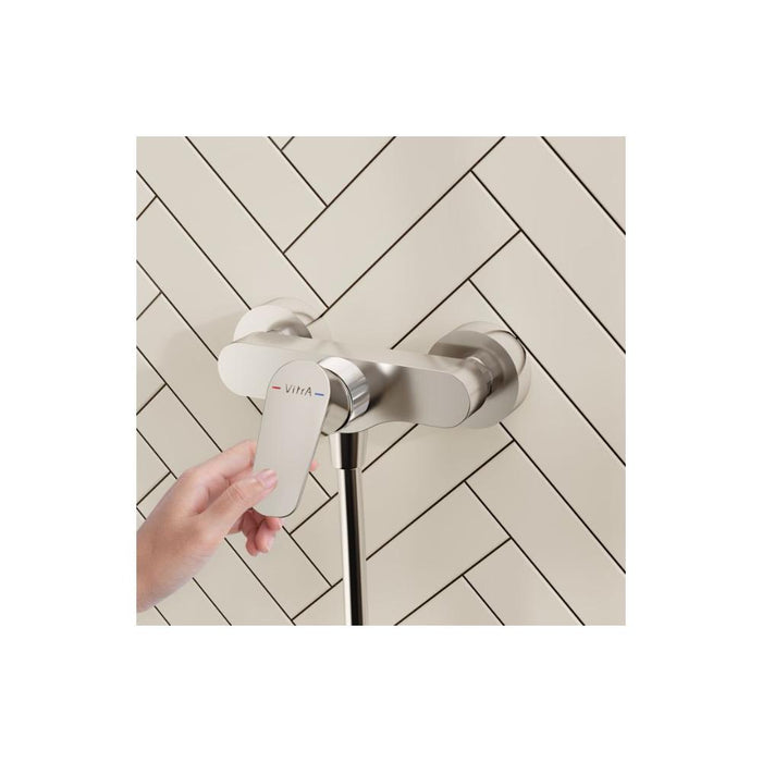 VitrA Flow Soft Wall Mounted Shower Mixer - Unbeatable Bathrooms
