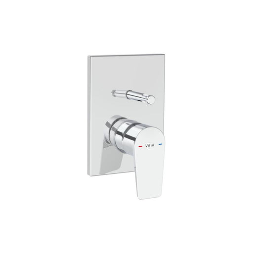 VitrA Flow Square Integrated Bath Mixer Valve - Unbeatable Bathrooms