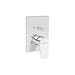 VitrA Flow Square Integrated Bath Mixer Valve - Unbeatable Bathrooms