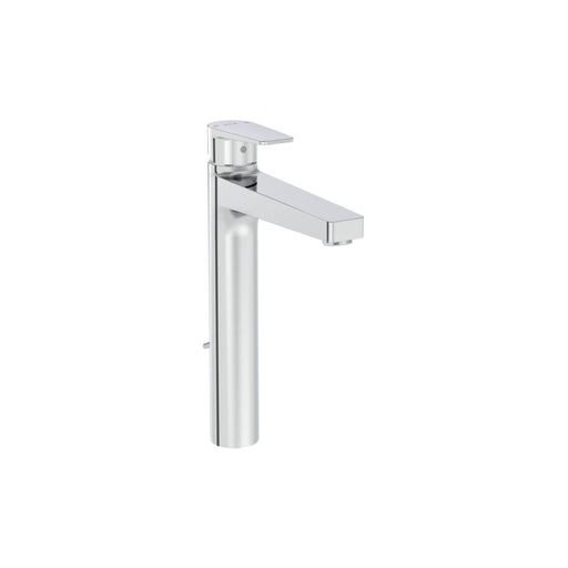 VitrA Flow Square Tall Basin Mixer w/Waste Lever - Unbeatable Bathrooms