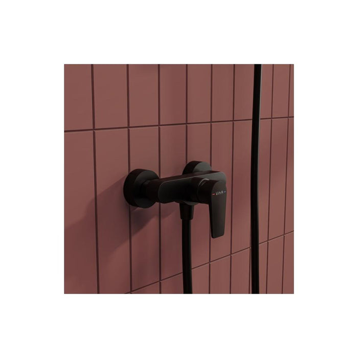 VitrA Flow Square Wall Mounted Shower Mixer - Unbeatable Bathrooms