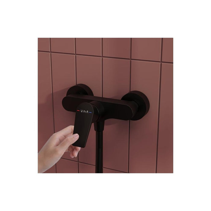 VitrA Flow Square Wall Mounted Shower Mixer - Unbeatable Bathrooms