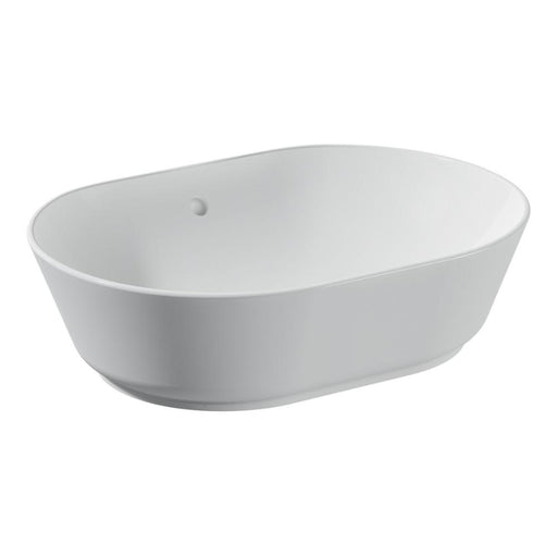 VitrA Geo Basin with Overflow - White - Unbeatable Bathrooms