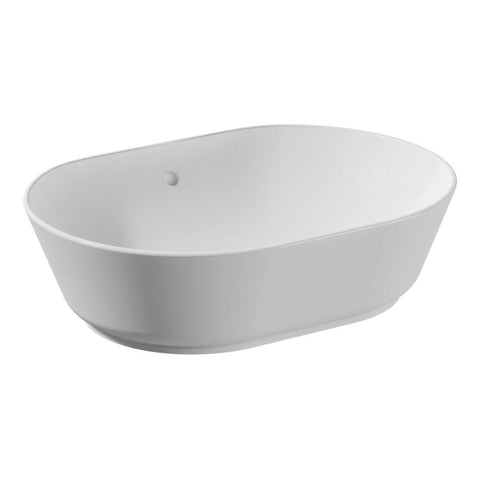 VitrA Geo Basin with Overflow - White - Unbeatable Bathrooms