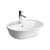 VitrA Geo Basin with Overflow - White - Unbeatable Bathrooms