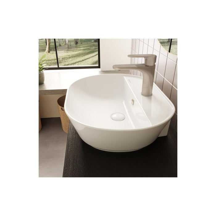 VitrA Geo Basin with Overflow - White - Unbeatable Bathrooms
