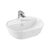VitrA Geo Basin with Overflow - White - Unbeatable Bathrooms