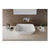 VitrA Geo Basin with Overflow - White - Unbeatable Bathrooms