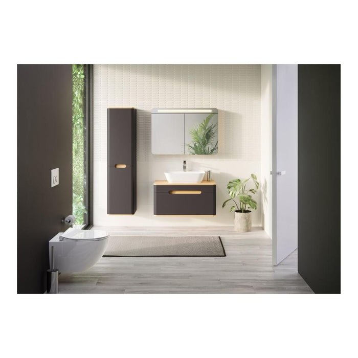 VitrA Geo Basin with Overflow - White - Unbeatable Bathrooms