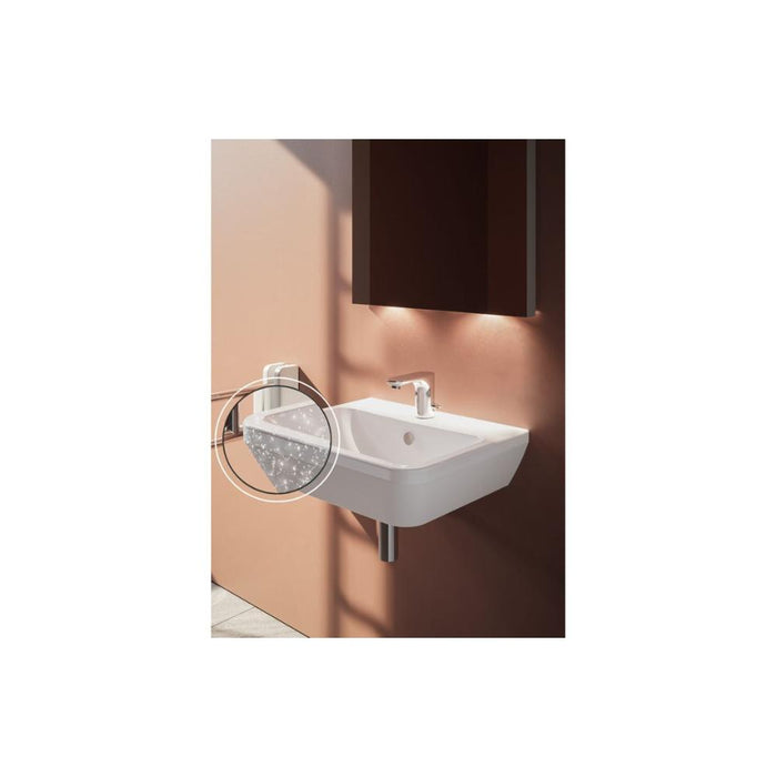VitrA Geo Basin with Overflow - White - Unbeatable Bathrooms