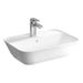 VitrA Geo Basin with Overflow - White - Unbeatable Bathrooms