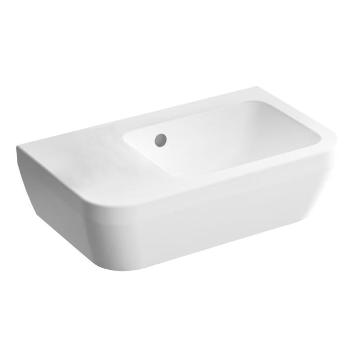 VitrA Integra 370x220mm 0TH Basin with Overflow - White - Unbeatable Bathrooms